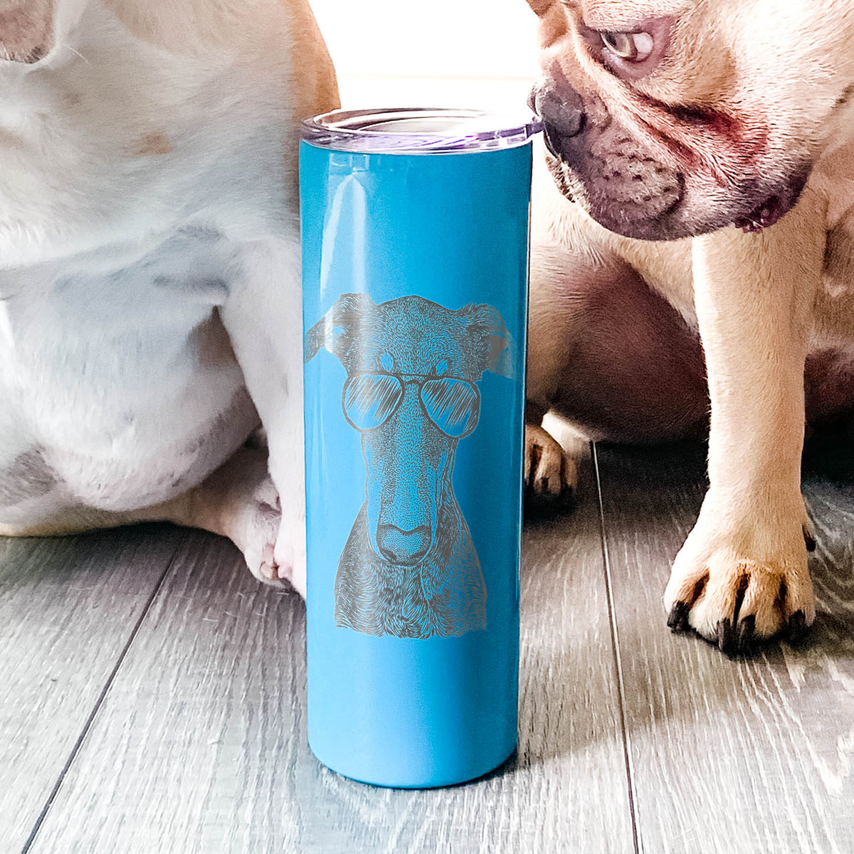 Princess Fiona the Doberman Pinscher - 20oz Skinny Tumbler