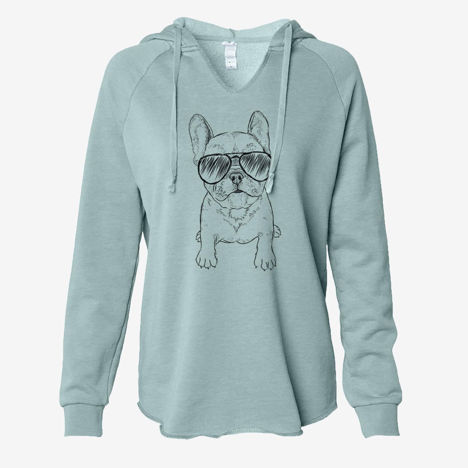 Puppy Pierre the French Bulldog - Cali Wave Hooded Sweatshirt