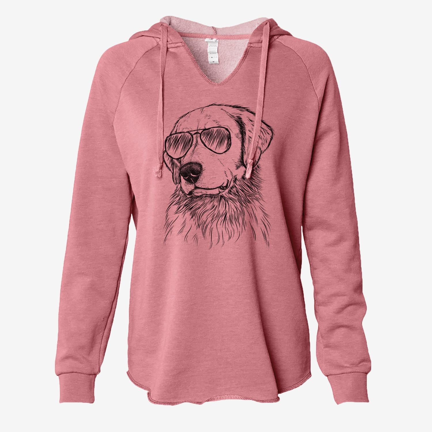 Quinn the Golden Retriever - Cali Wave Hooded Sweatshirt