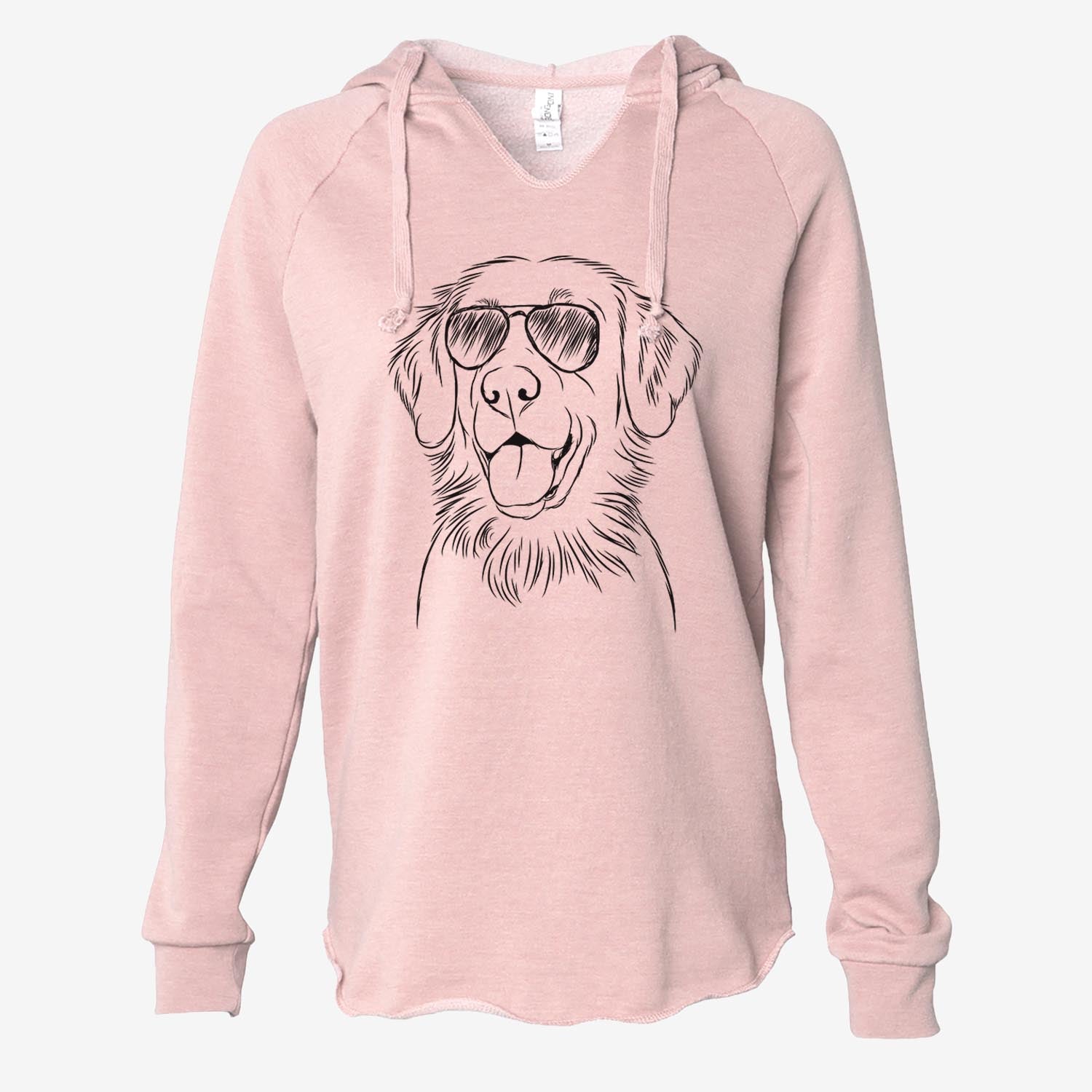 Raisin the Flat Coated Retriever - Cali Wave Hooded Sweatshirt