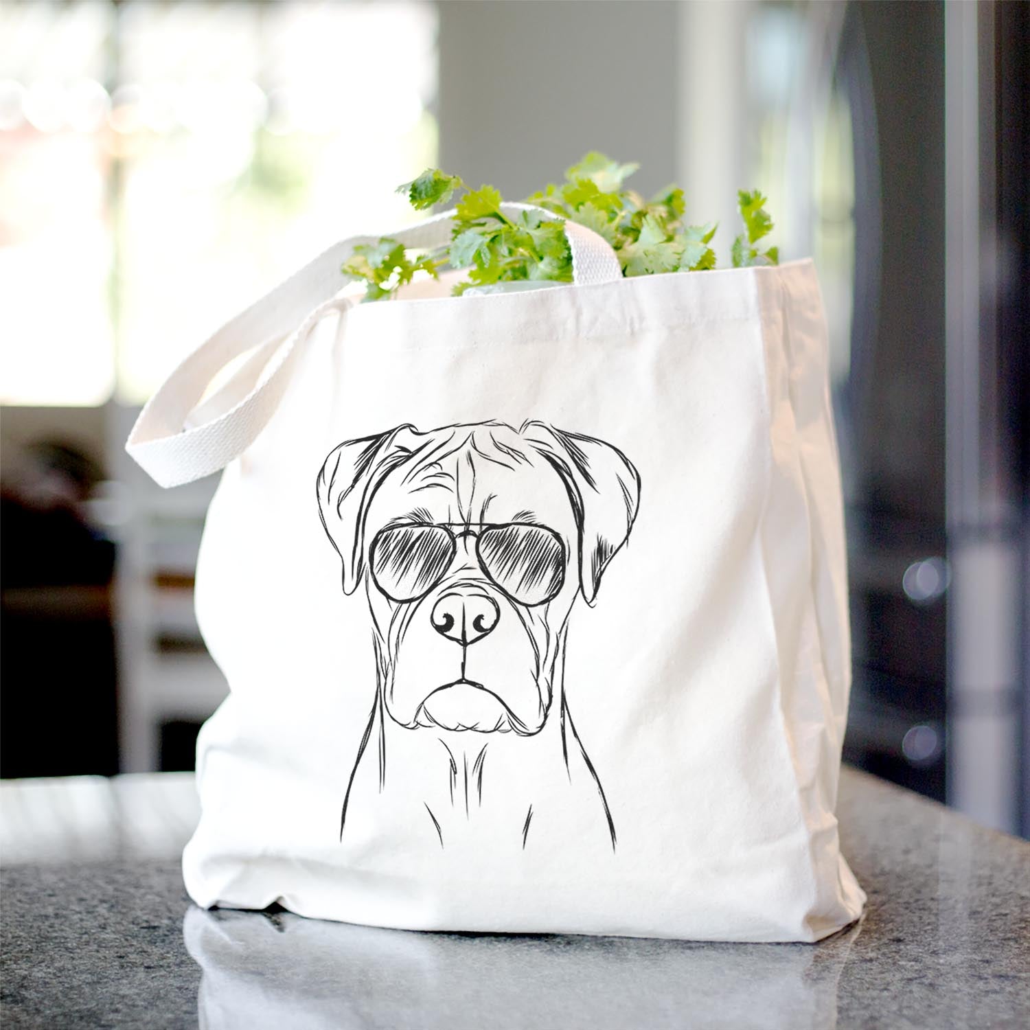 Reese the Boxer - Tote Bag