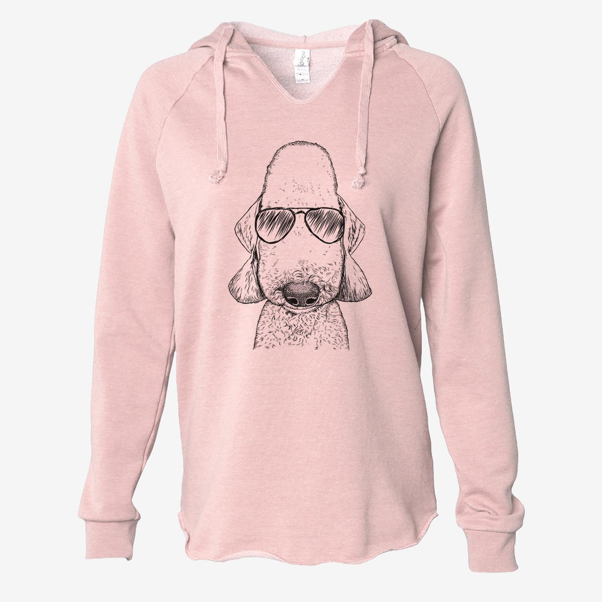 Remington the Bedlington Terrier - Cali Wave Hooded Sweatshirt