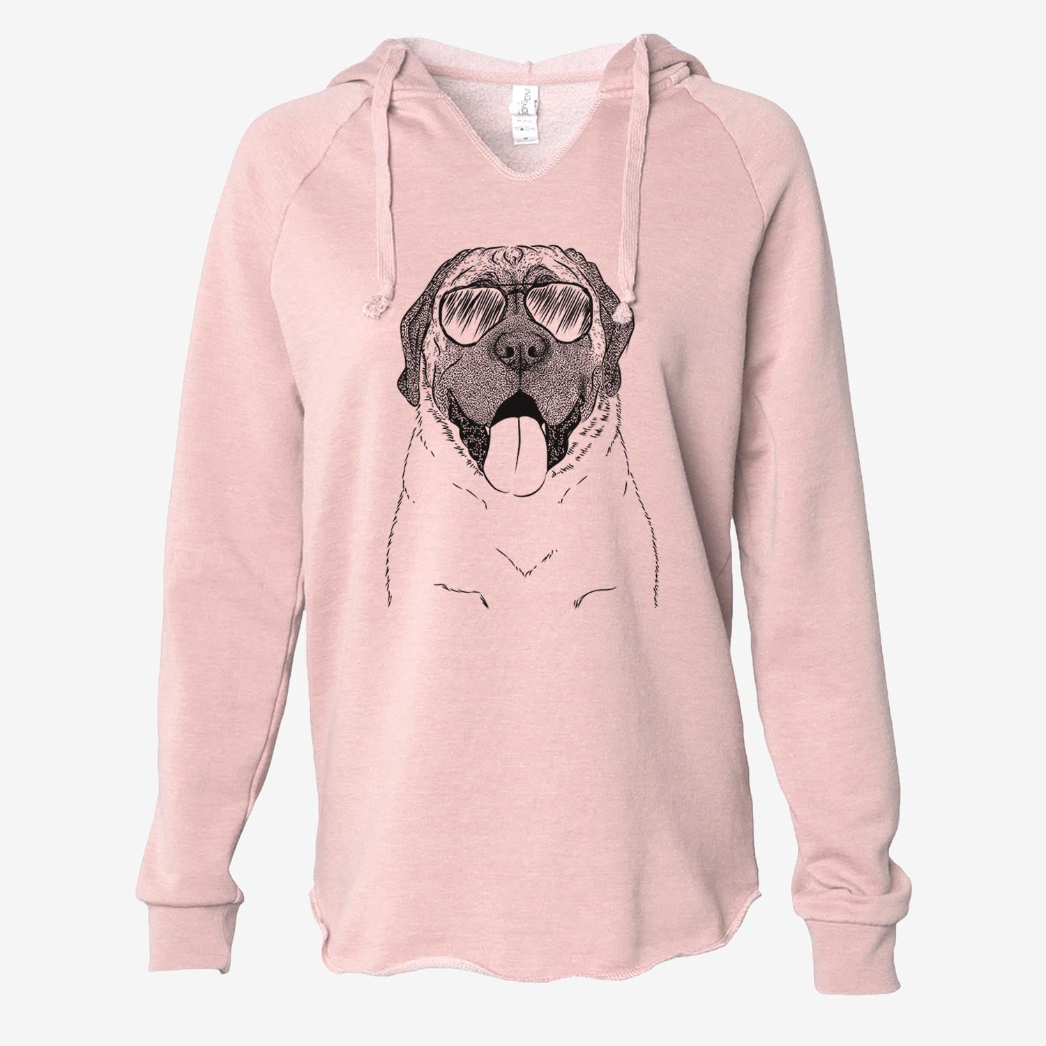 Remmie the English Mastiff - Cali Wave Hooded Sweatshirt