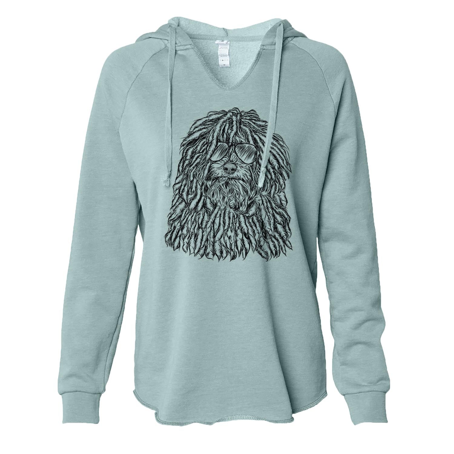 Rezi the Puli - Cali Wave Hooded Sweatshirt