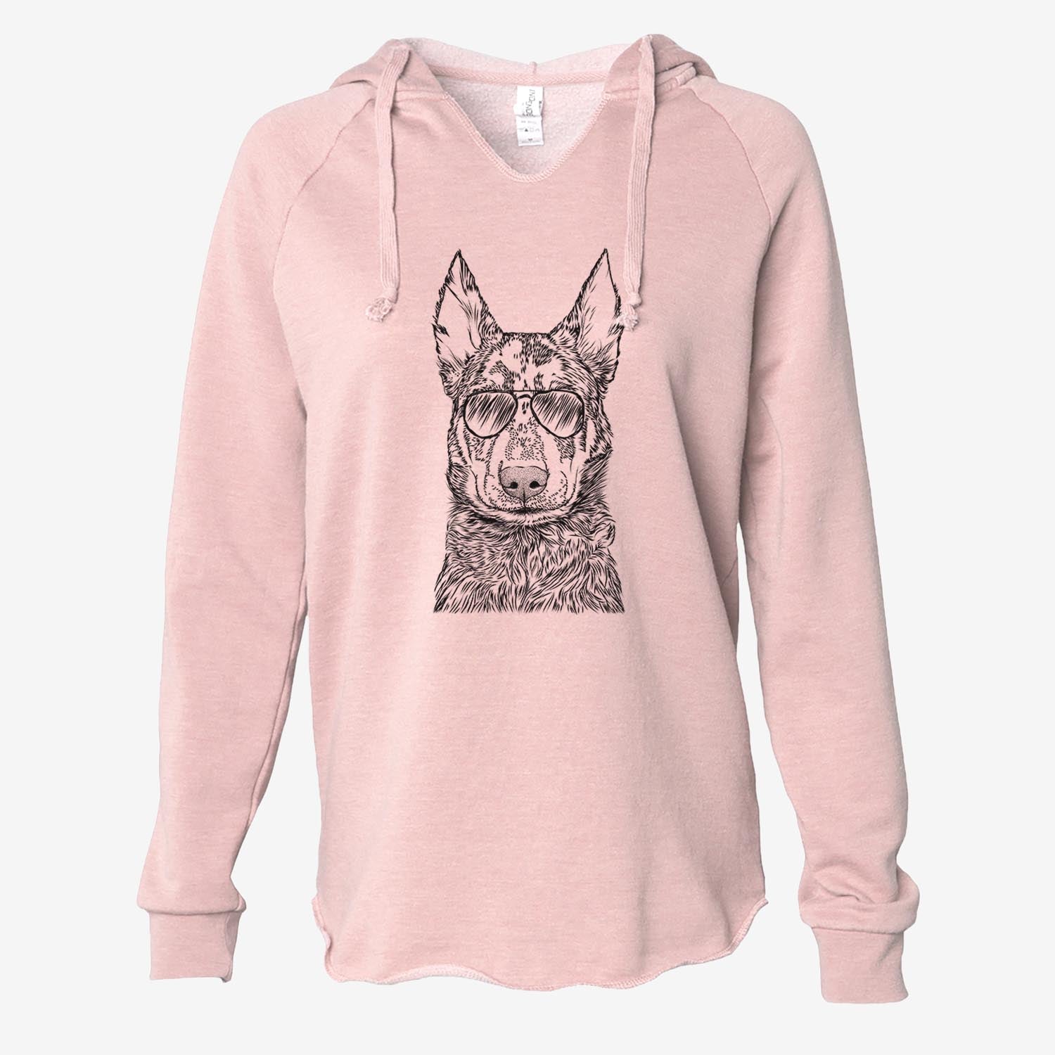 Riggs the Beauceron - Cali Wave Hooded Sweatshirt