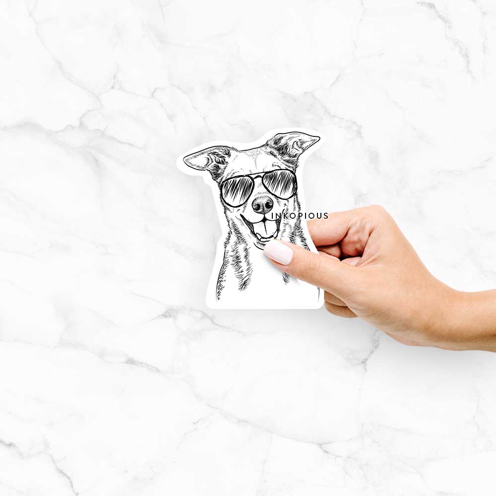 Rocco the Mixed Breed - Decal Sticker