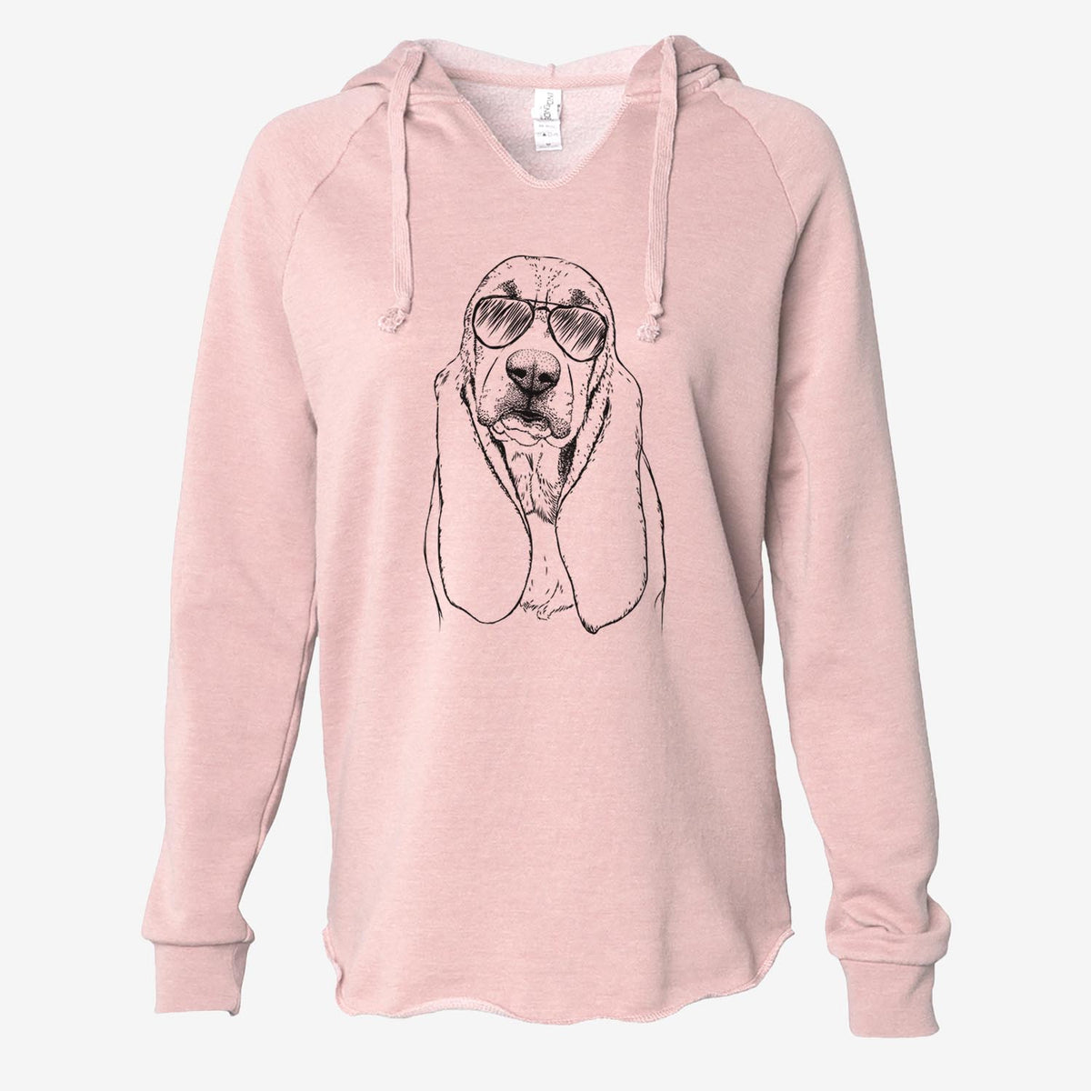 Rolo the Basset Hound - Cali Wave Hooded Sweatshirt