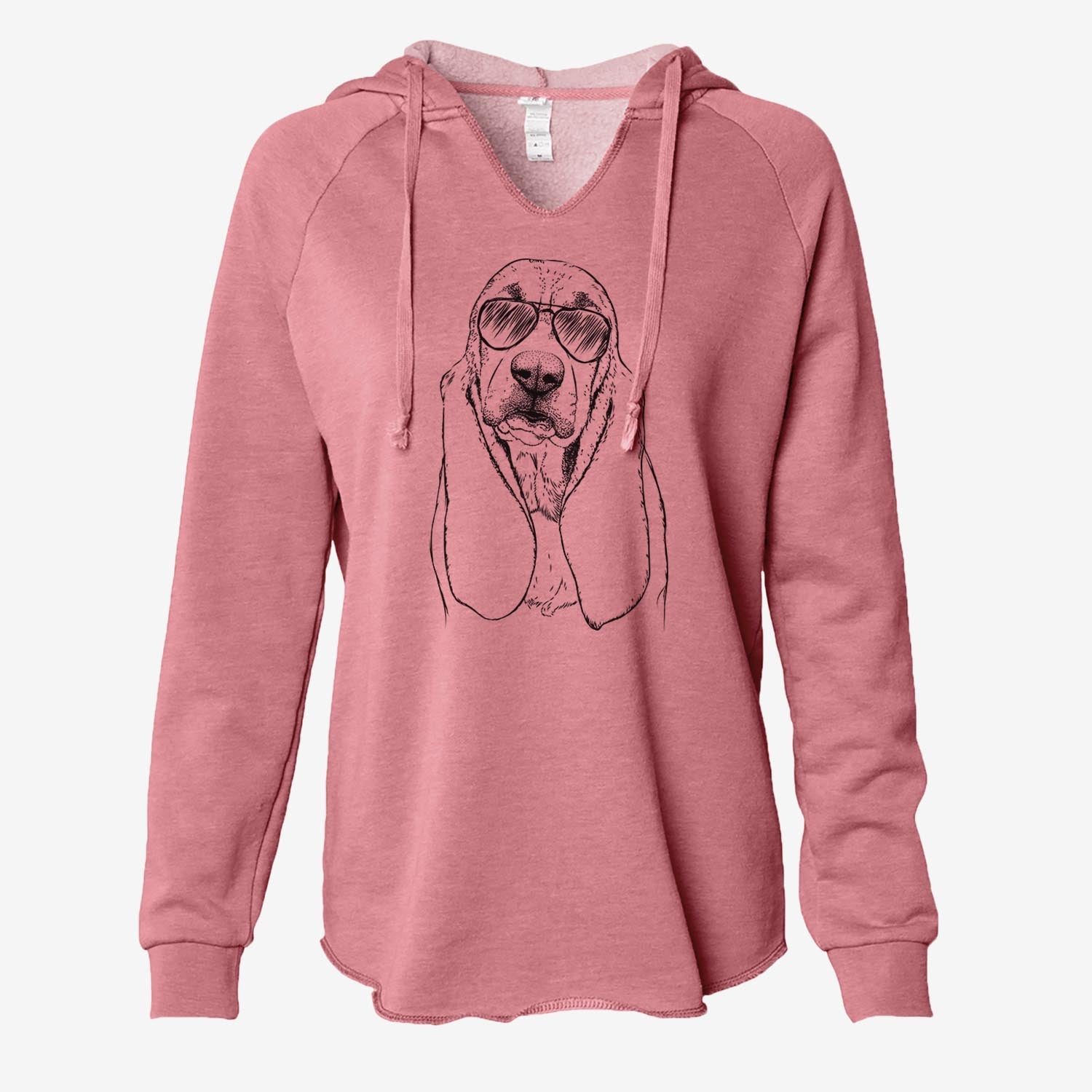 Rolo the Basset Hound - Cali Wave Hooded Sweatshirt