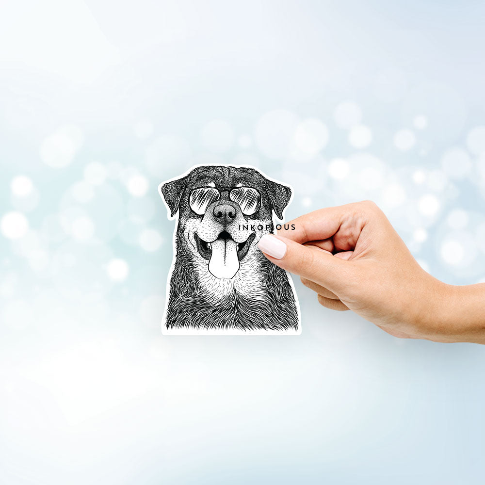 Romeo the Rottweiler - Decal Sticker