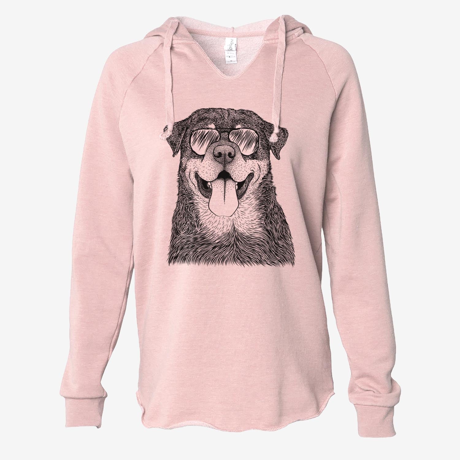 Romeo the Rottweiler - Cali Wave Hooded Sweatshirt