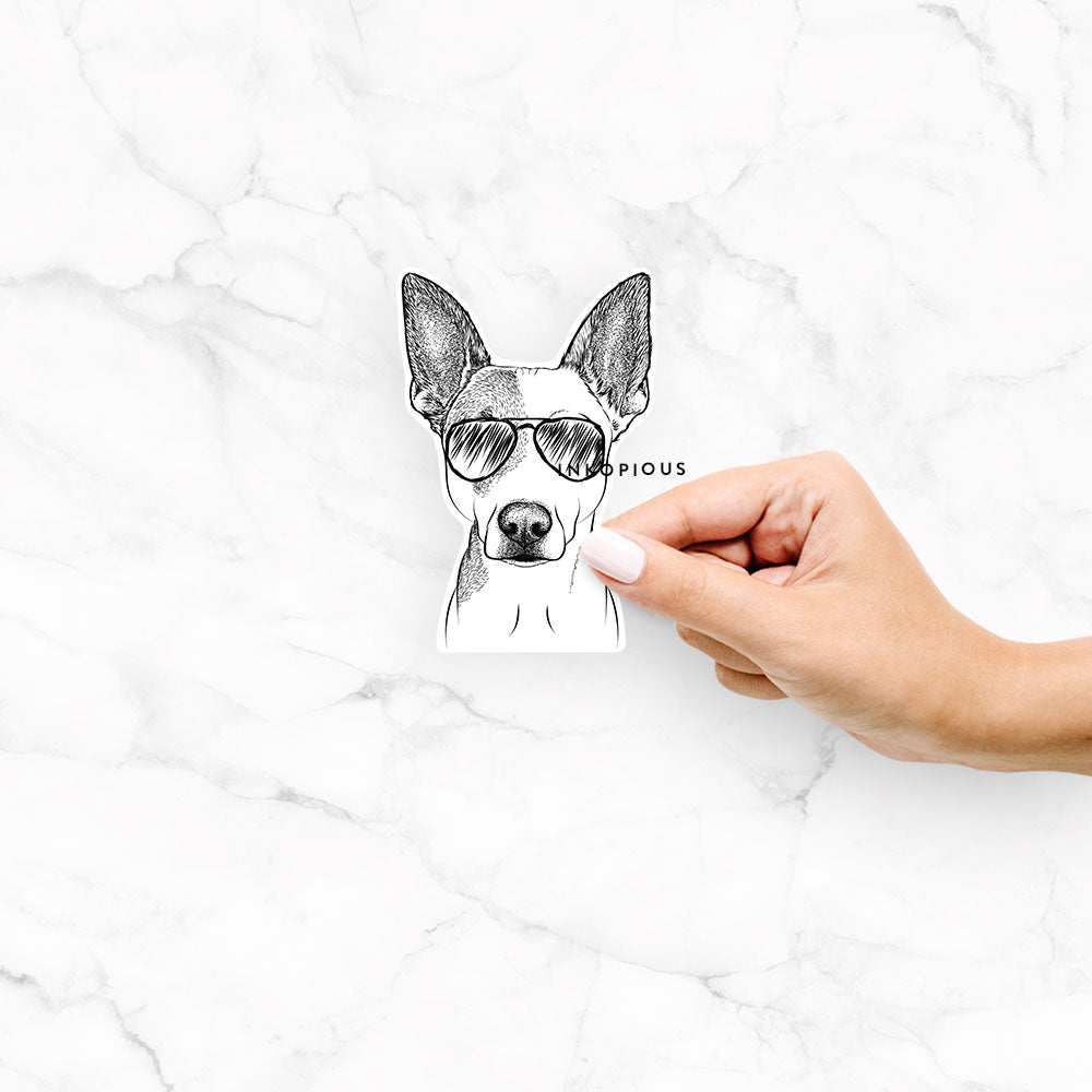 Roo the Mixed Breed - Decal Sticker