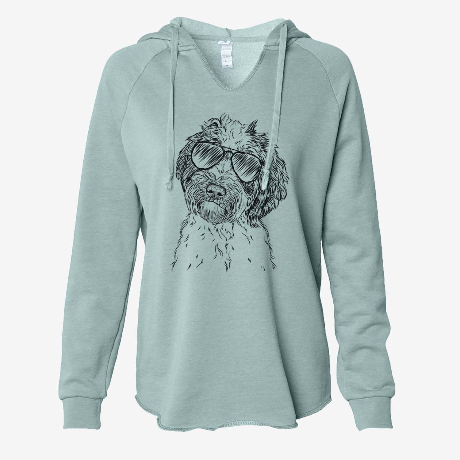 Rooney the Aussiedoodle - Cali Wave Hooded Sweatshirt