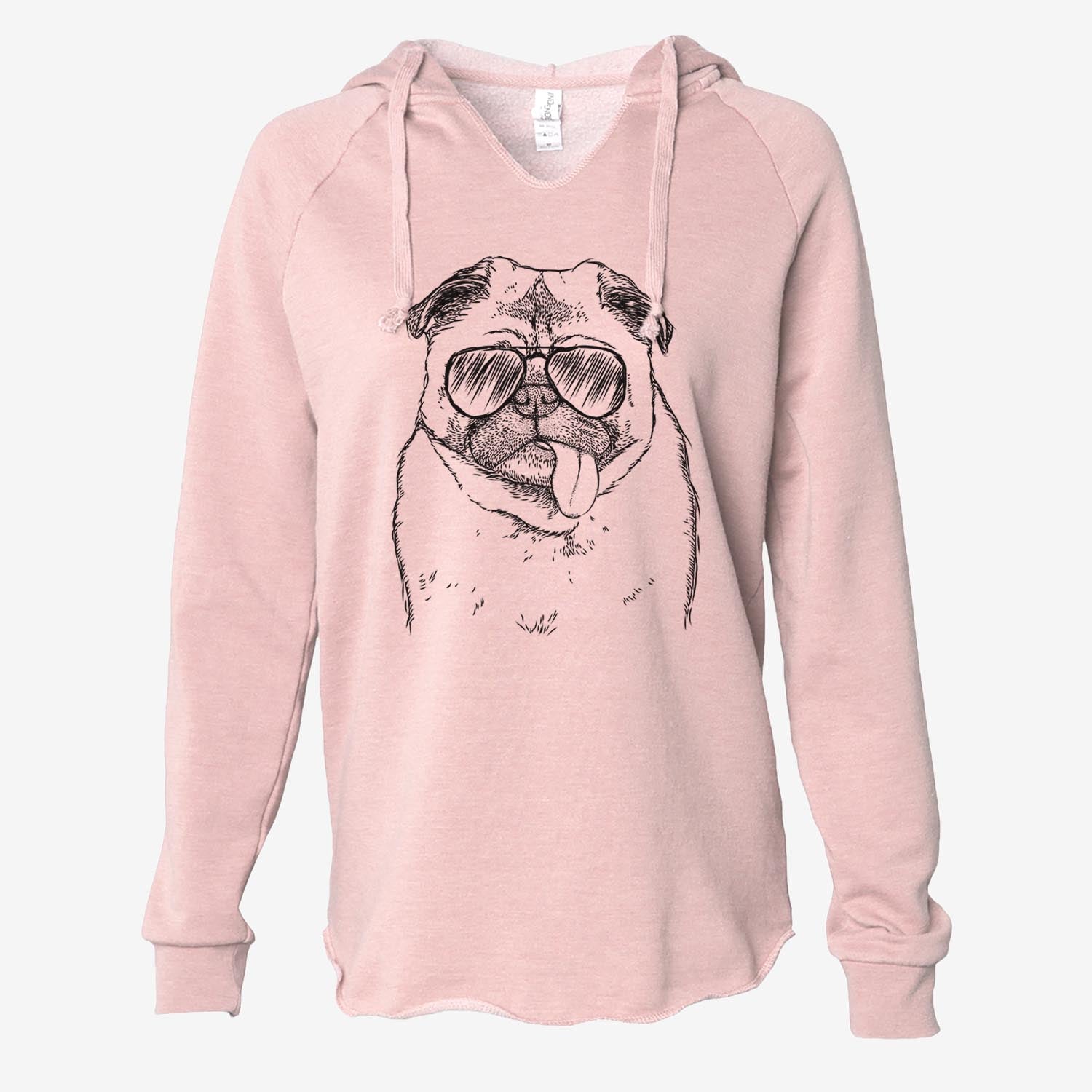 Rosie the Pug - Cali Wave Hooded Sweatshirt