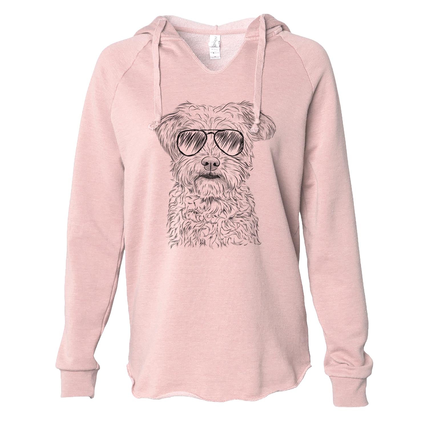 Rudy the Schnoodle - Cali Wave Hooded Sweatshirt