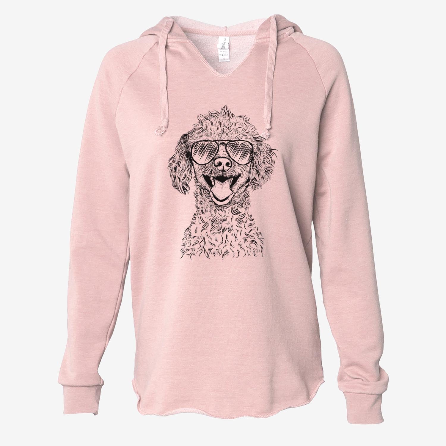 Rusty the Toy Poodle - Cali Wave Hooded Sweatshirt