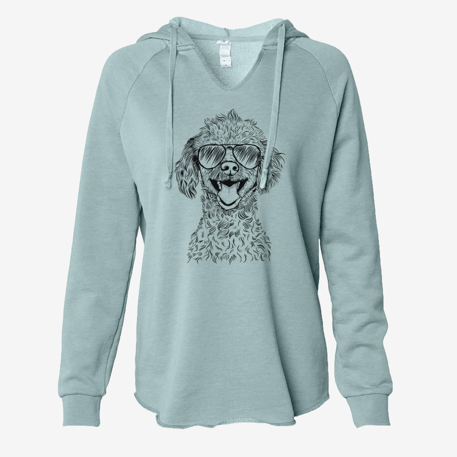 Rusty the Toy Poodle - Cali Wave Hooded Sweatshirt