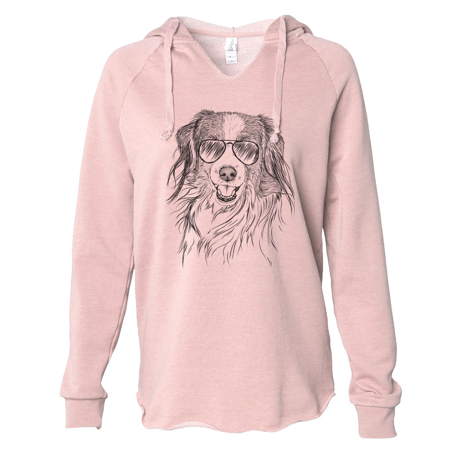 Rutger the Nederlandse Kooikerhondje - Cali Wave Hooded Sweatshirt