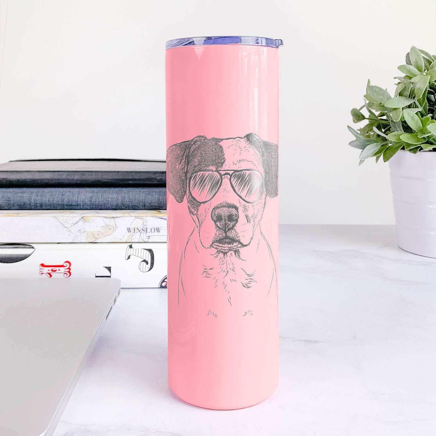 Ryleigh the Mixed Breed - 20oz Skinny Tumbler