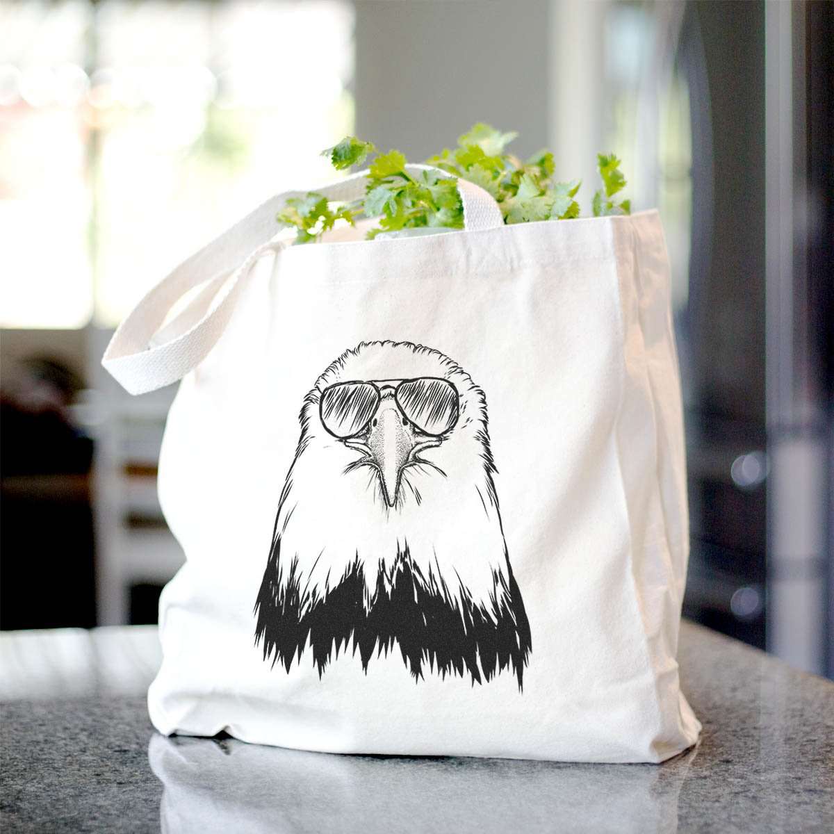 Sam the Bald Eagle - Tote Bag