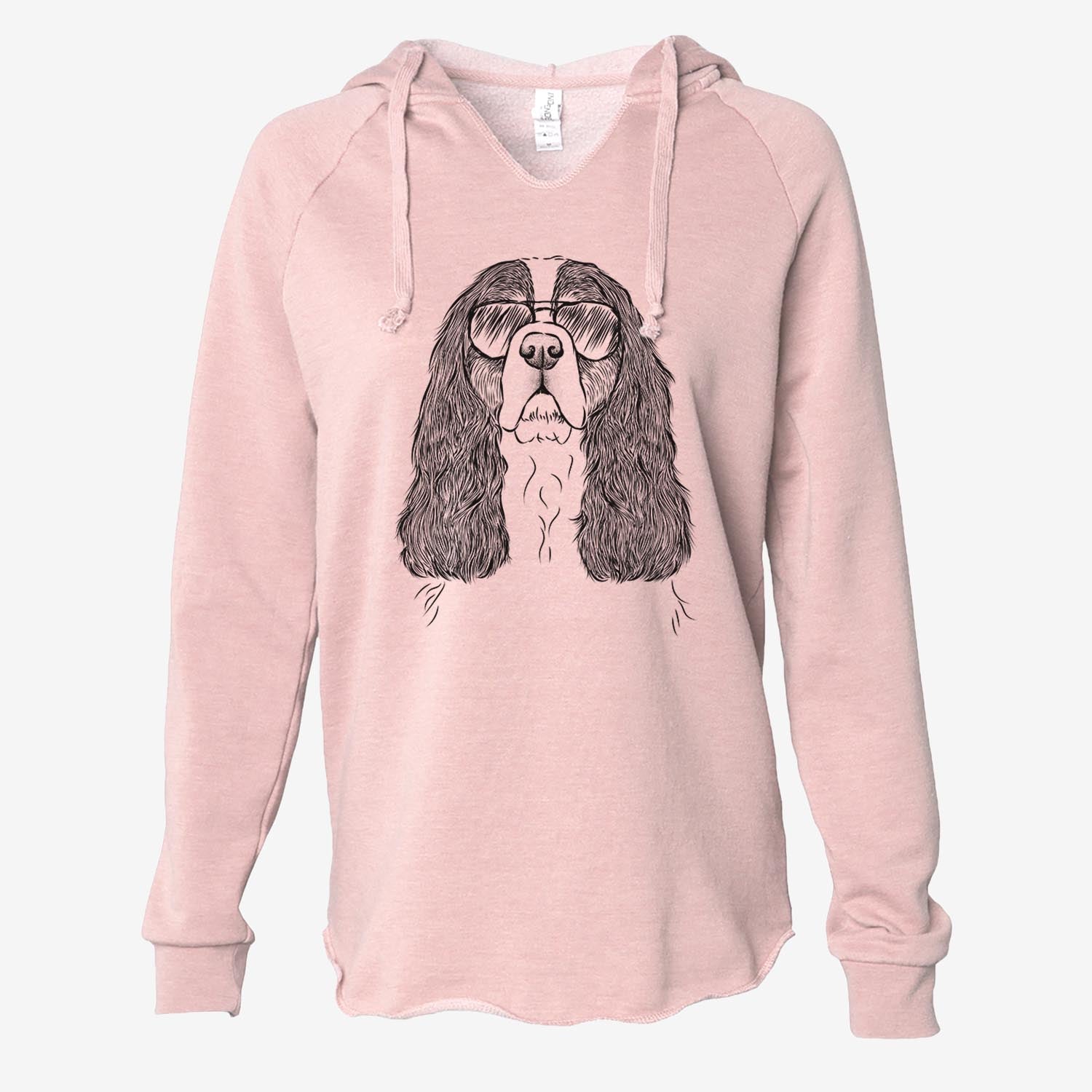 Sebastian the Cavalier King Charles Spaniel - Cali Wave Hooded Sweatshirt