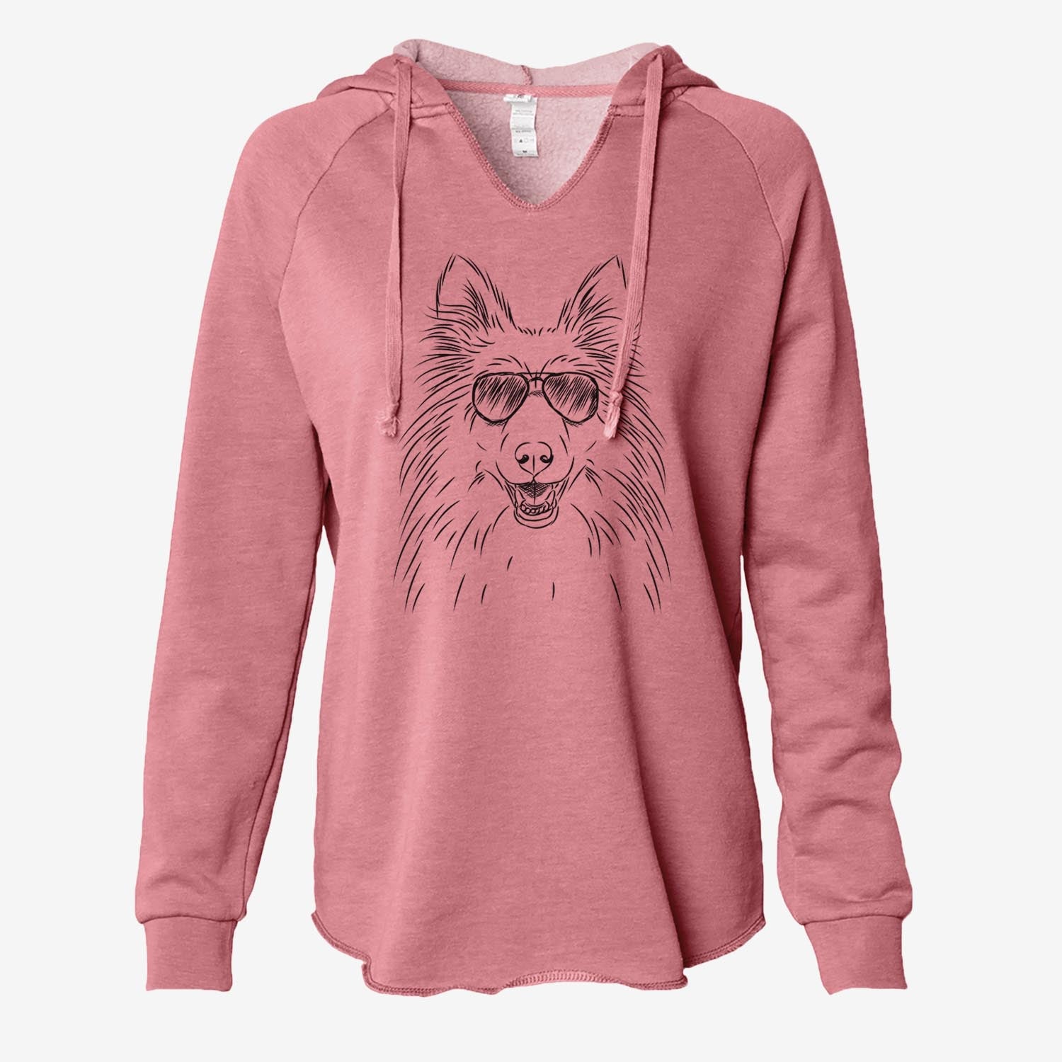 Sheldon the Shetland Sheepdog - Cali Wave Hooded Sweatshirt