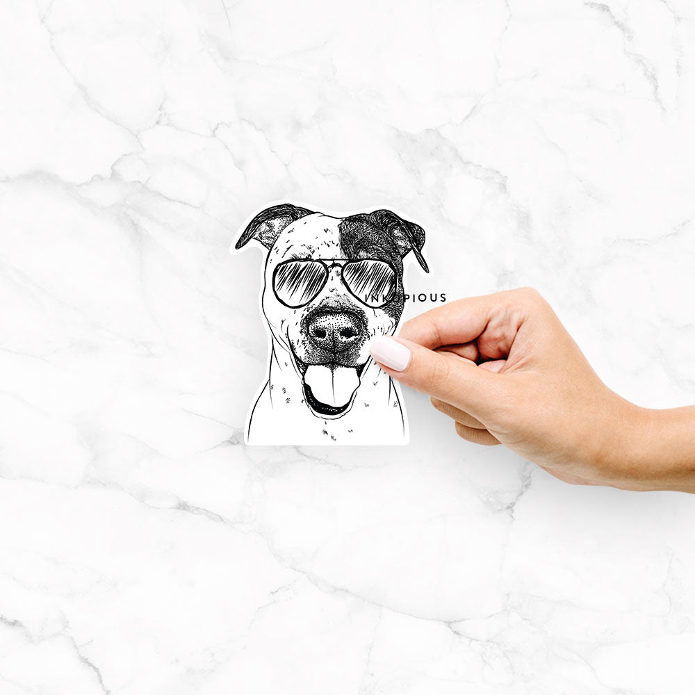 Simon the Mixed Breed - Decal Sticker