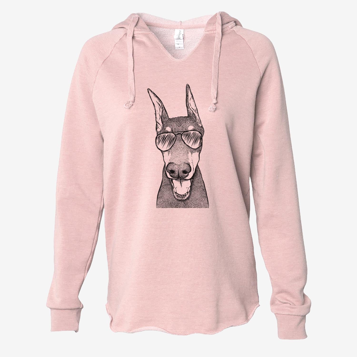 Sir Duke the Doberman Pinscher - Cali Wave Hooded Sweatshirt