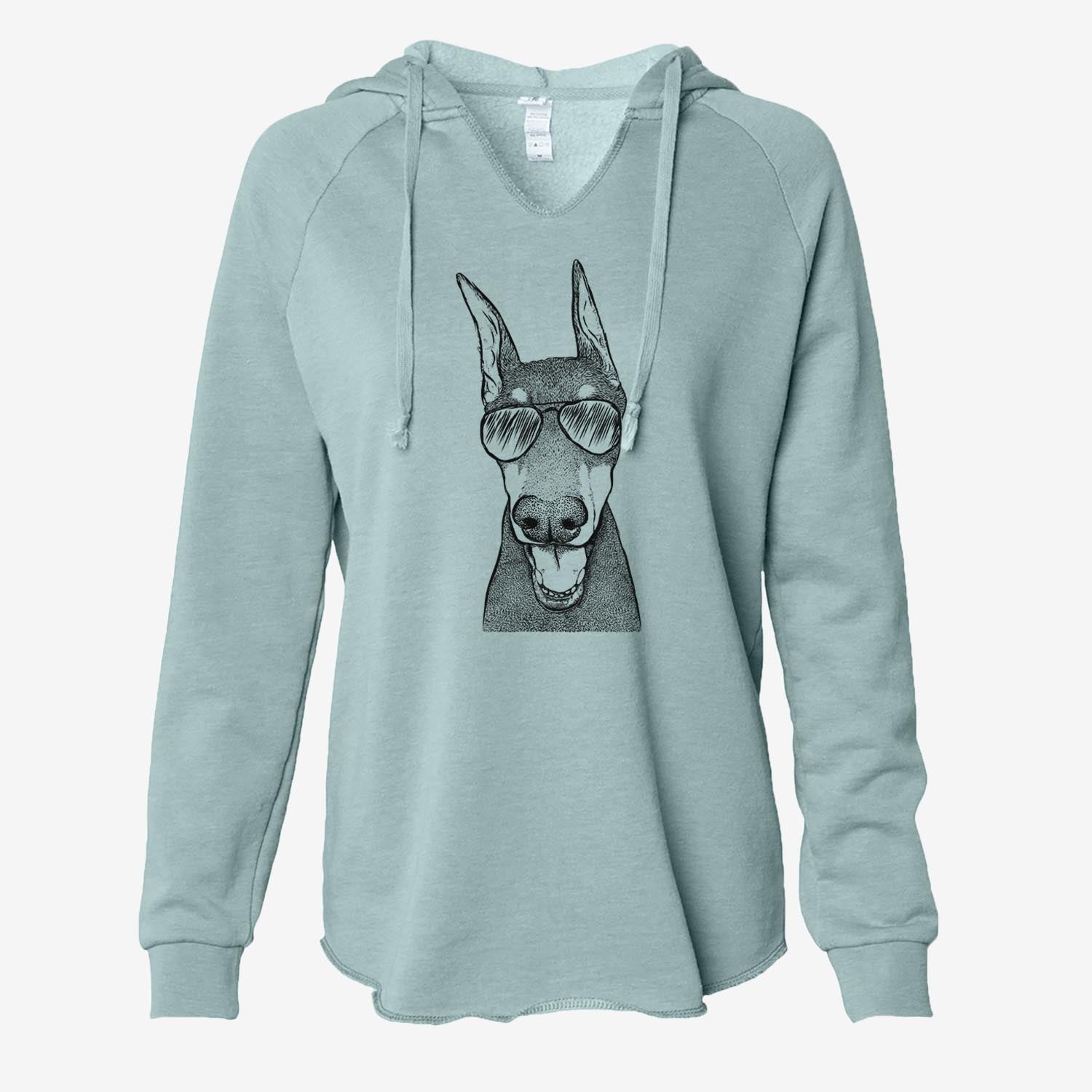 Sir Duke the Doberman Pinscher - Cali Wave Hooded Sweatshirt