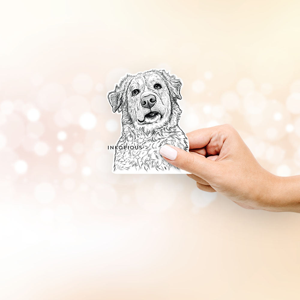 Smokey Jam the Middle Eastern Village Dog - Decal Sticker