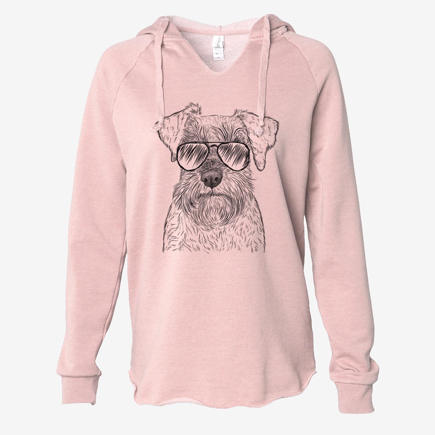 Smokey the Miniature Schnauzer - Cali Wave Hooded Sweatshirt