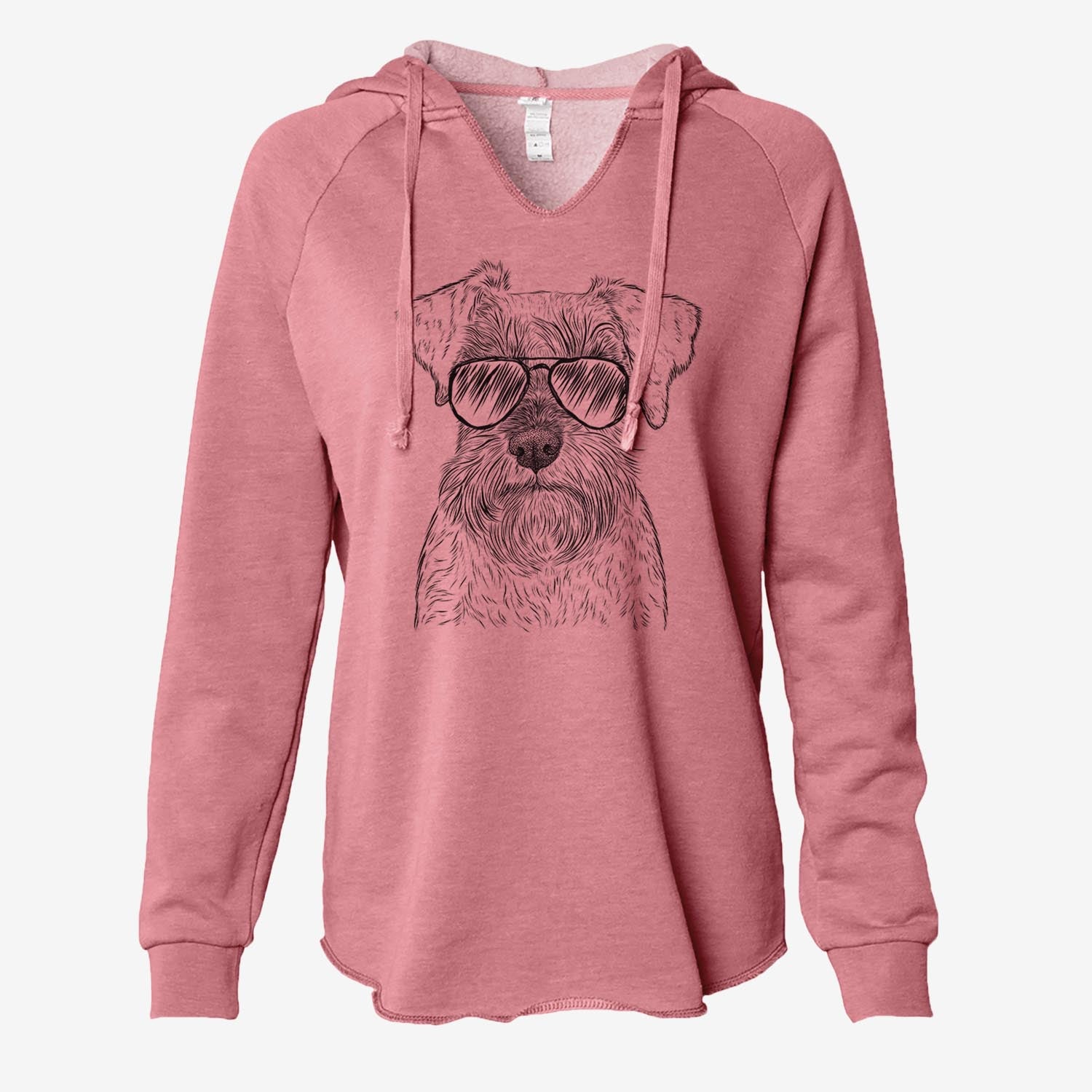 Smokey the Miniature Schnauzer - Cali Wave Hooded Sweatshirt