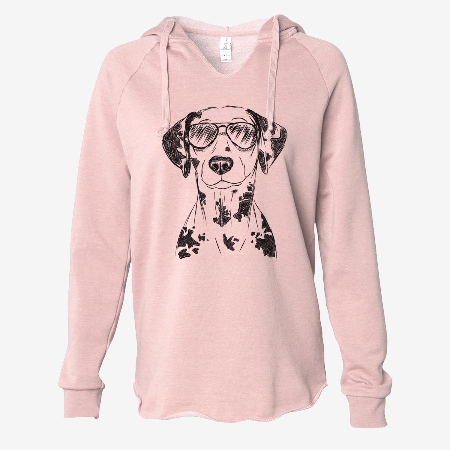 Spot the Dalmatian - Cali Wave Hooded Sweatshirt