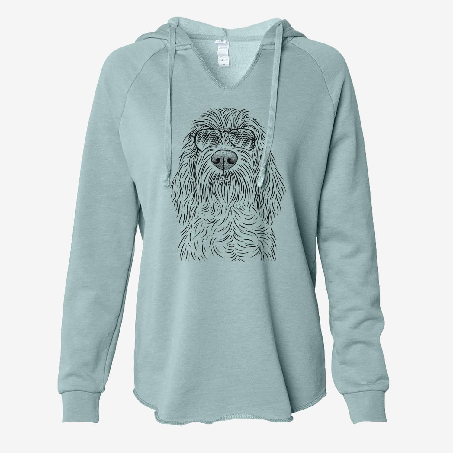 Stefano the Spinone Italiano - Cali Wave Hooded Sweatshirt