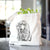 Sterling the Afghan Hound - Tote Bag