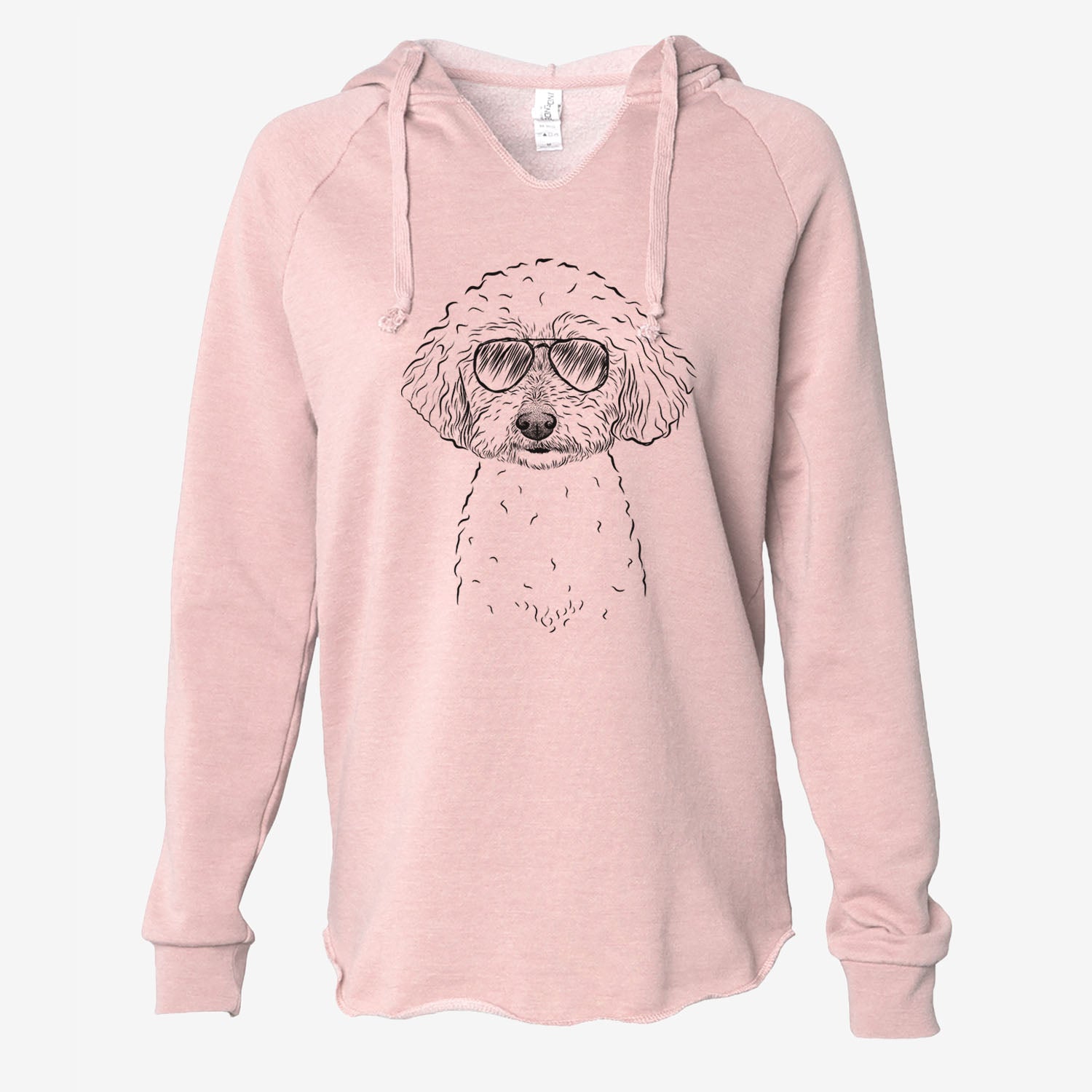 Stitch the Bichonpoo - Cali Wave Hooded Sweatshirt