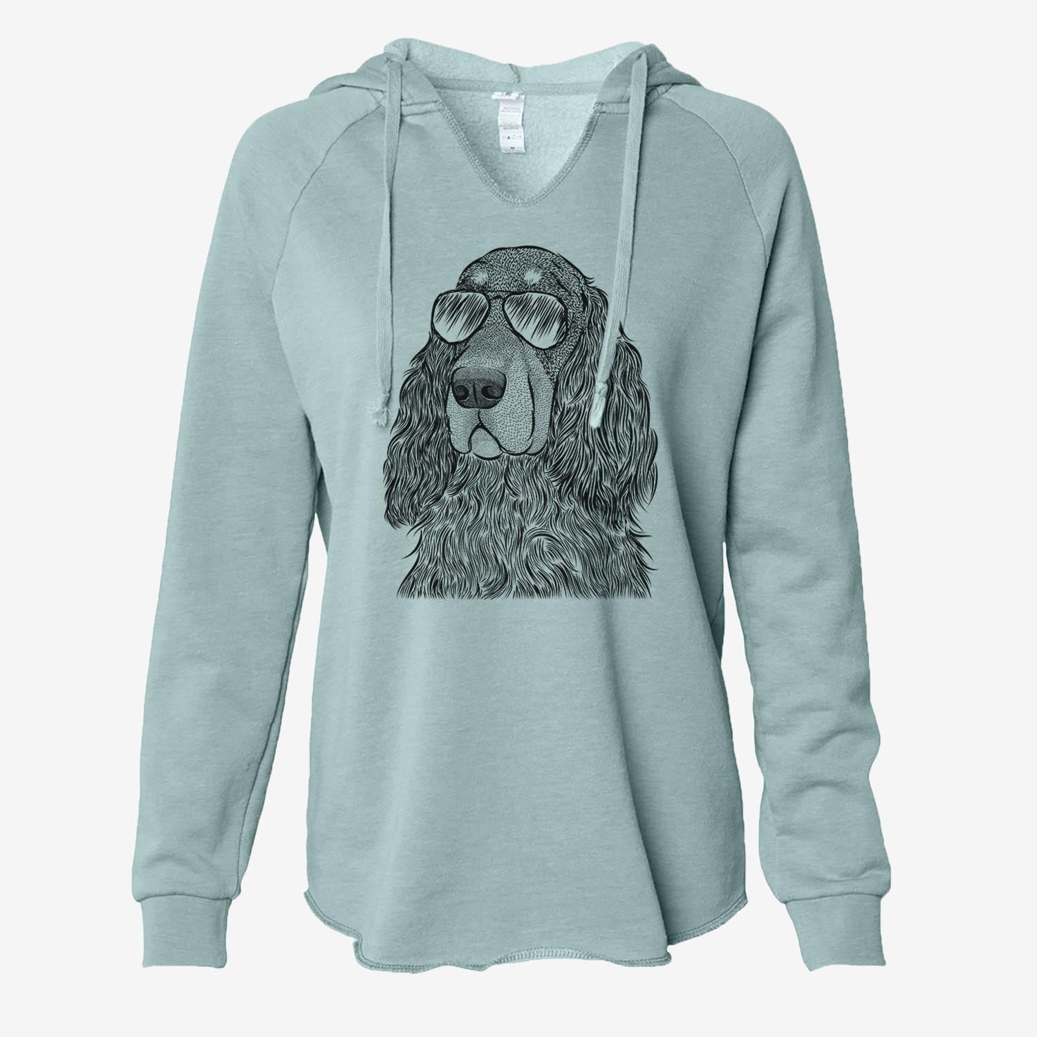 Stormy the Gordon Setter - Cali Wave Hooded Sweatshirt