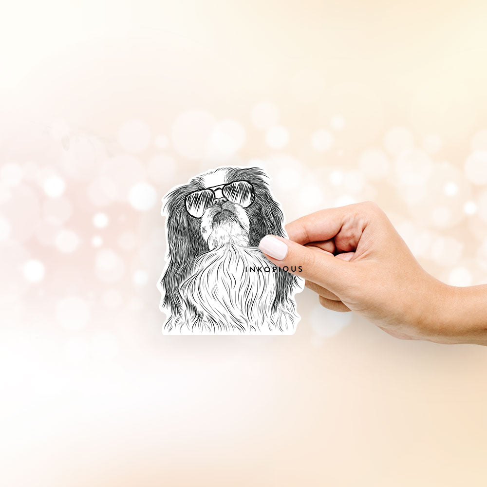 Suki the Japanese Chin - Decal Sticker
