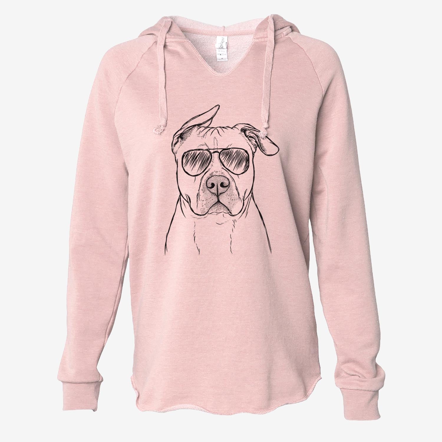 Teddy Jam the Pitbull - Cali Wave Hooded Sweatshirt