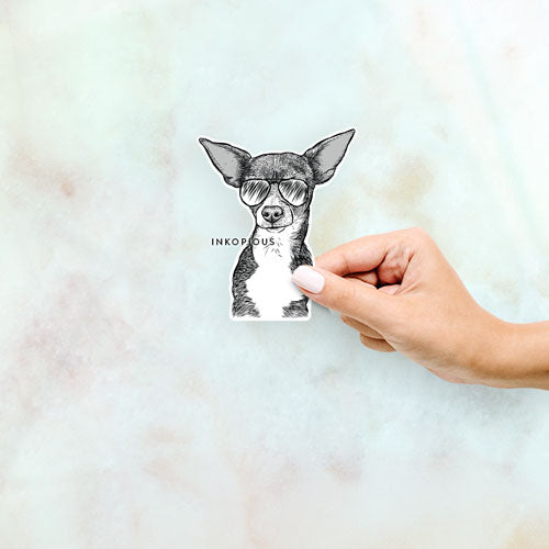 Tiny Archie the Mixed Breed - Decal Sticker