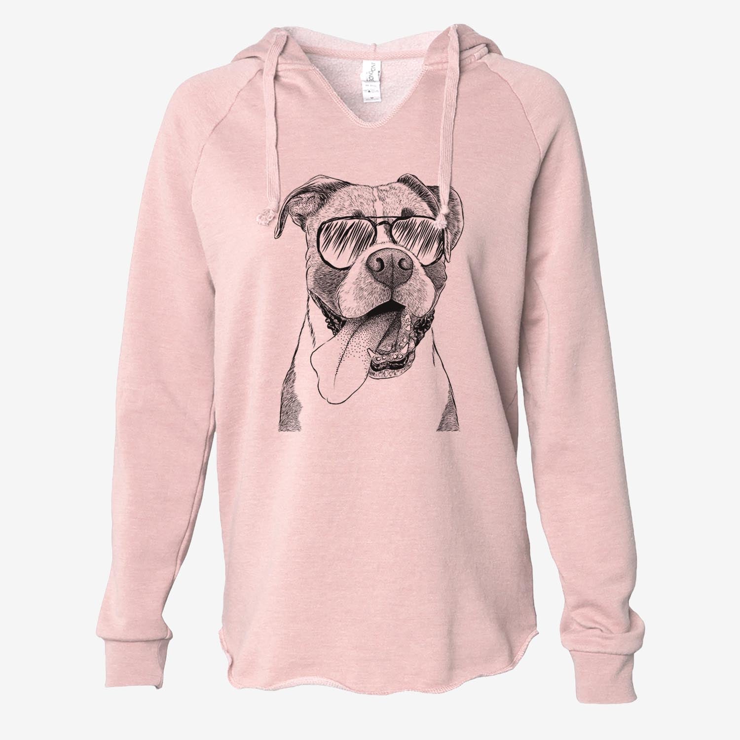 Tuckeroo the Boxer - Cali Wave Hooded Sweatshirt