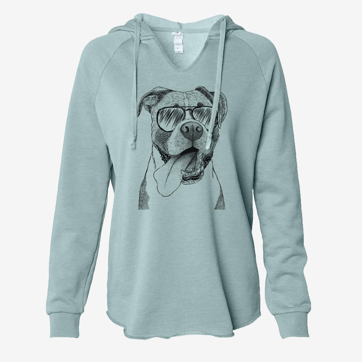 Tuckeroo the Boxer - Cali Wave Hooded Sweatshirt