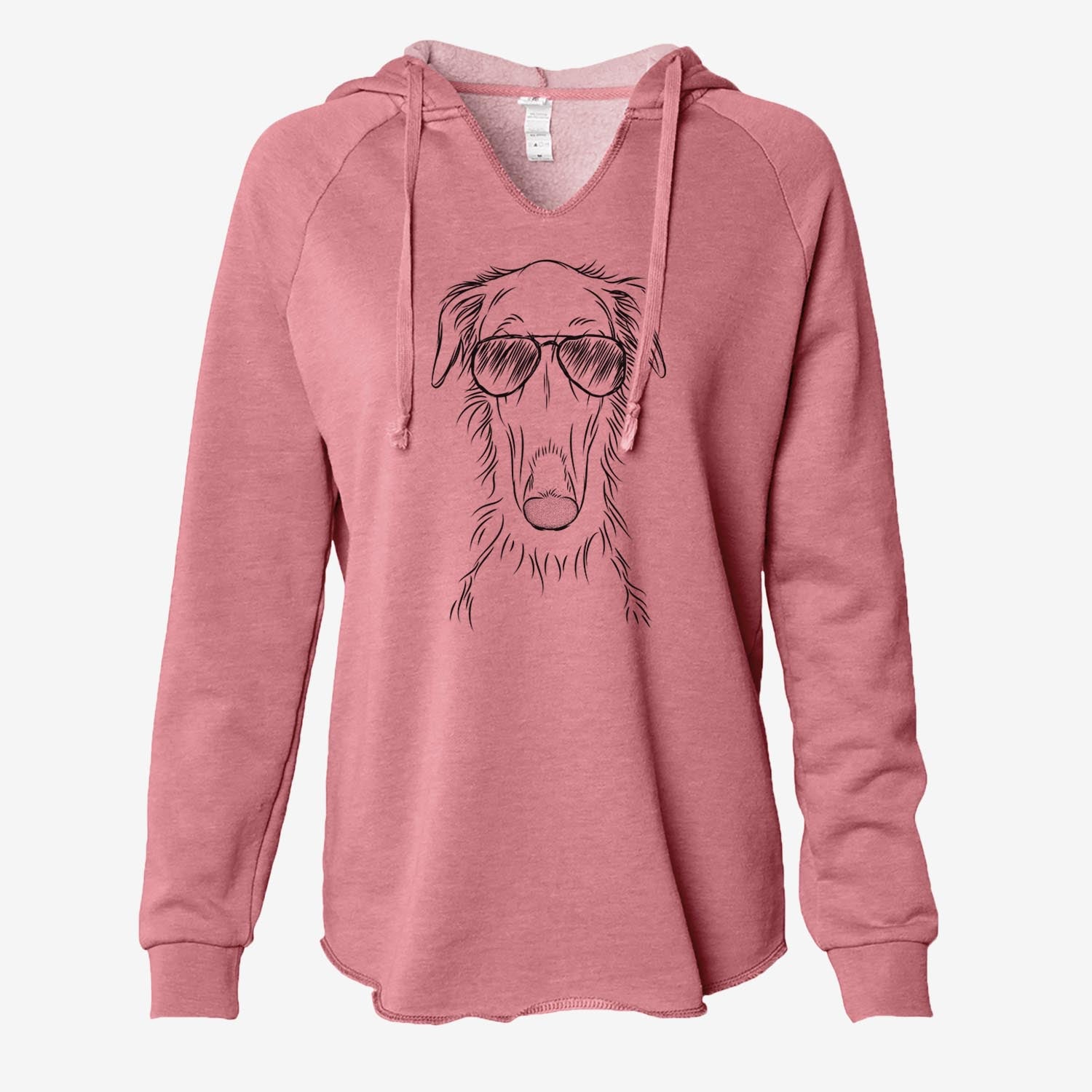 Vaughn the Borzoi - Cali Wave Hooded Sweatshirt