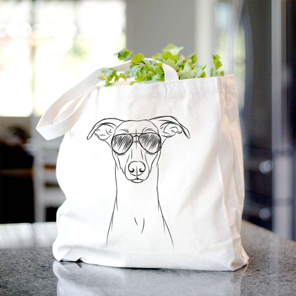 Wallace the Whippet - Tote Bag