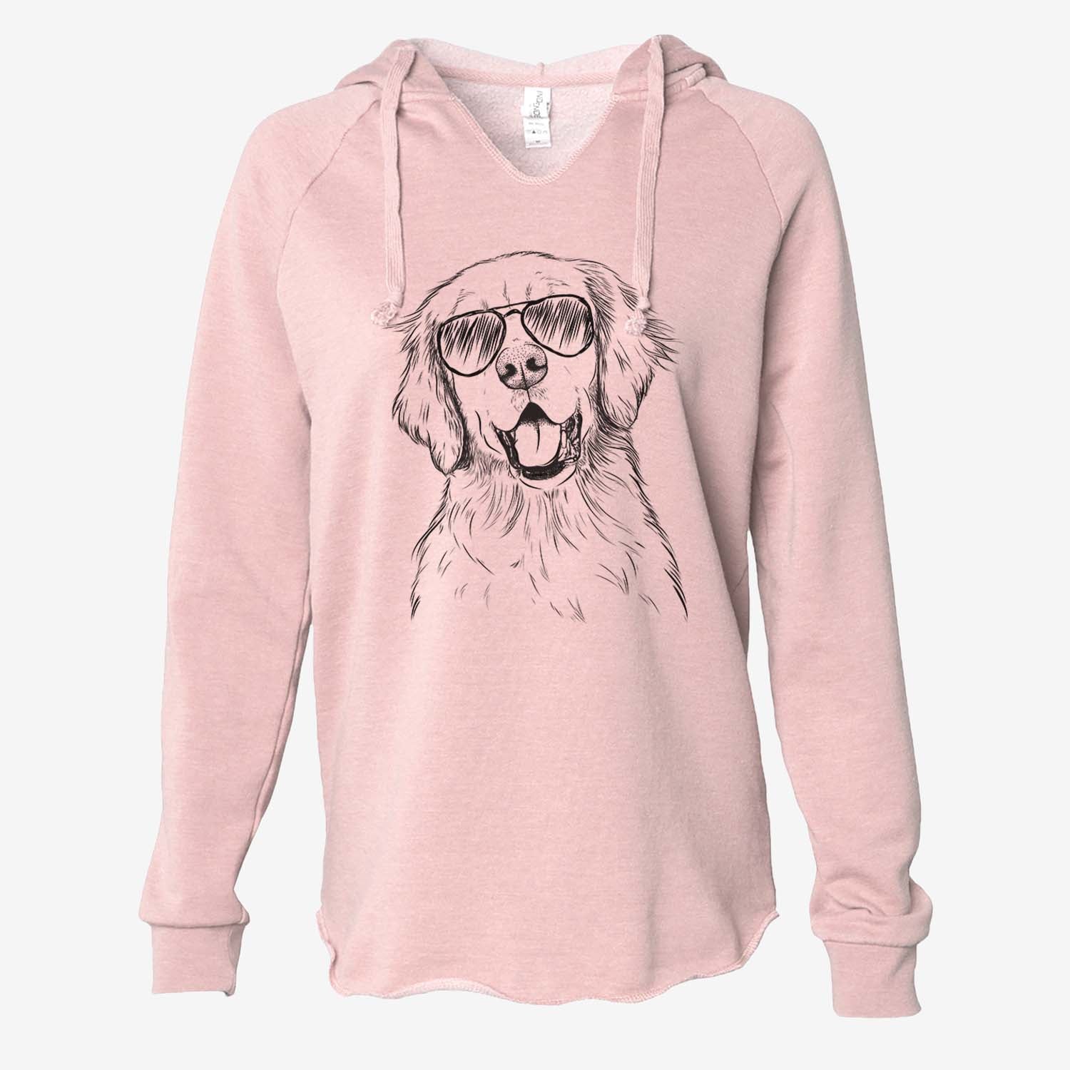 Wallace the Golden Retriever - Cali Wave Hooded Sweatshirt