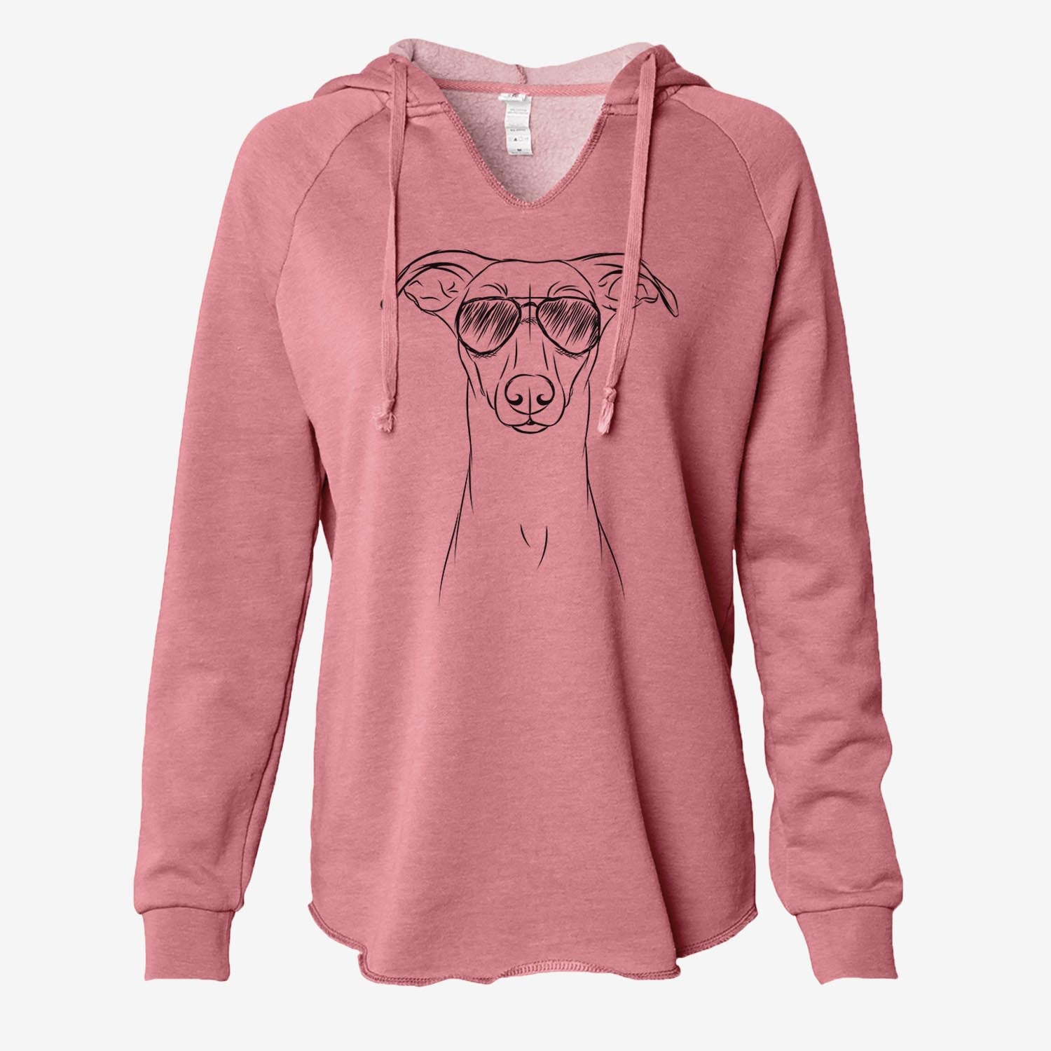 Wallace the Whippet - Cali Wave Hooded Sweatshirt