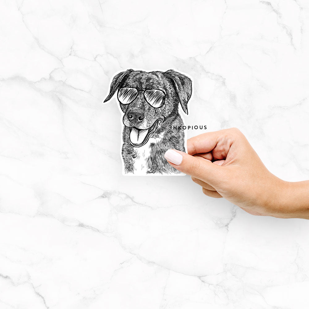 Wally the Mixed Breed - Decal Sticker
