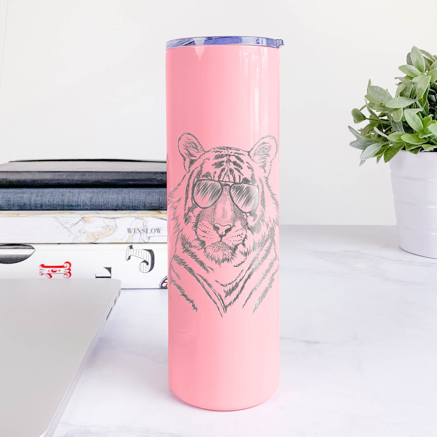 Wayne the Tiger - 20oz Skinny Tumbler