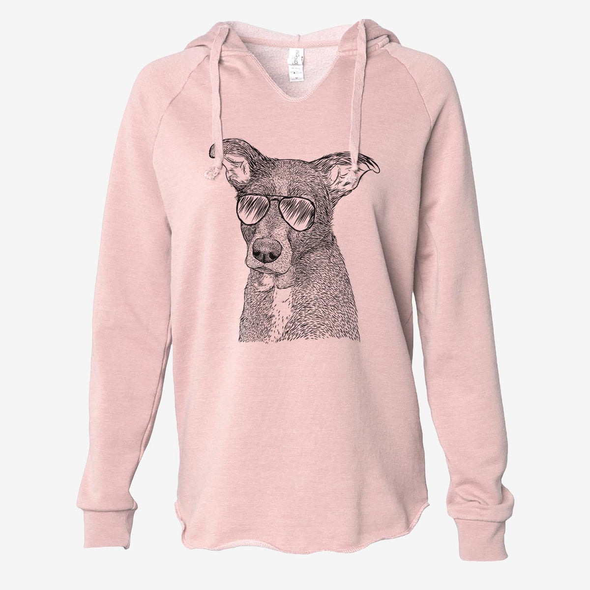 Wilbur the Shepherd Mix - Cali Wave Hooded Sweatshirt