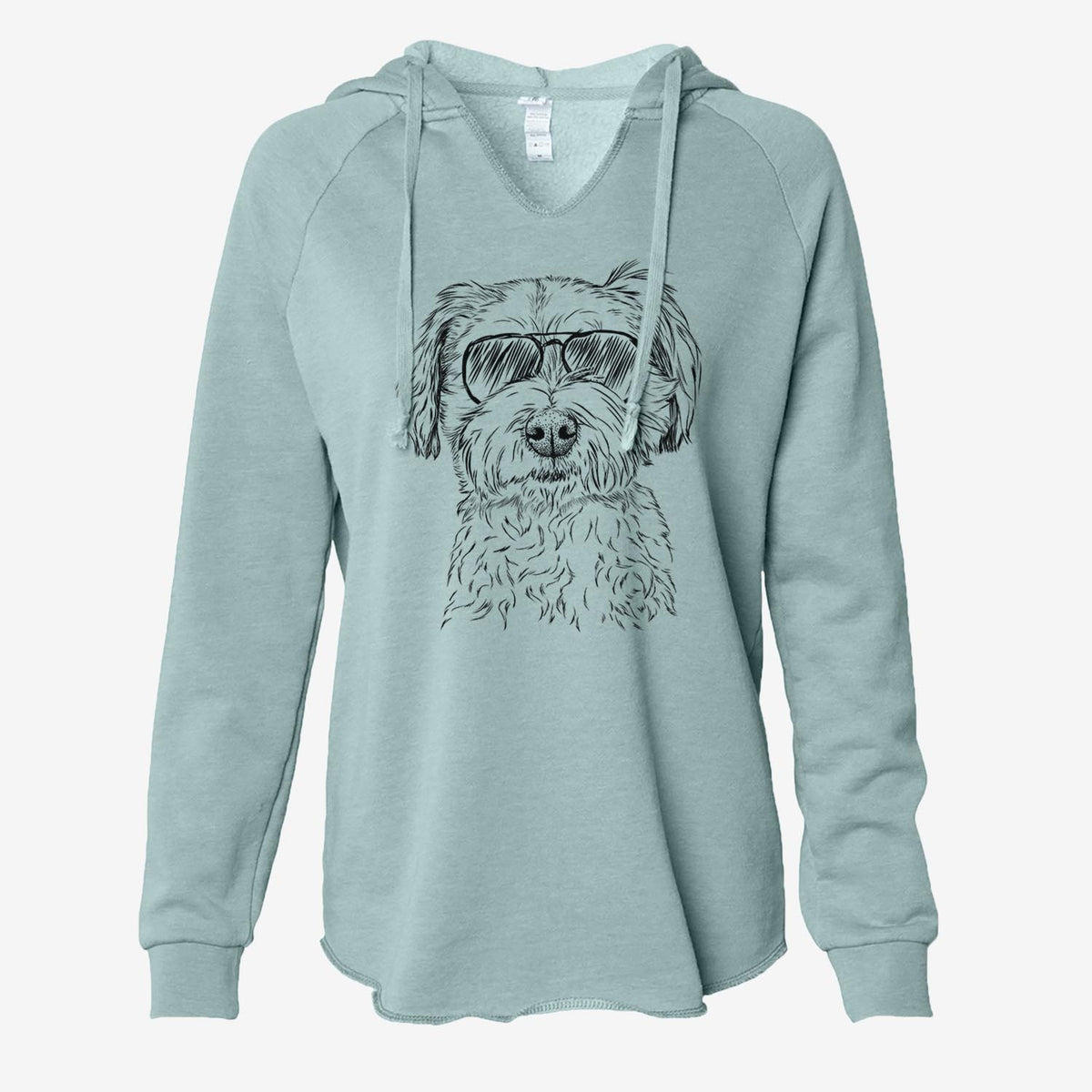 Wyatt the Coton de Tulear - Cali Wave Hooded Sweatshirt