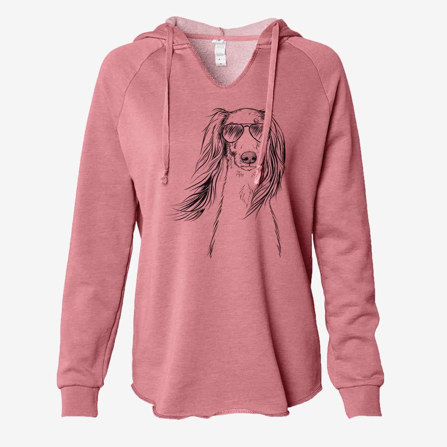 Zahra the Saluki - Cali Wave Hooded Sweatshirt